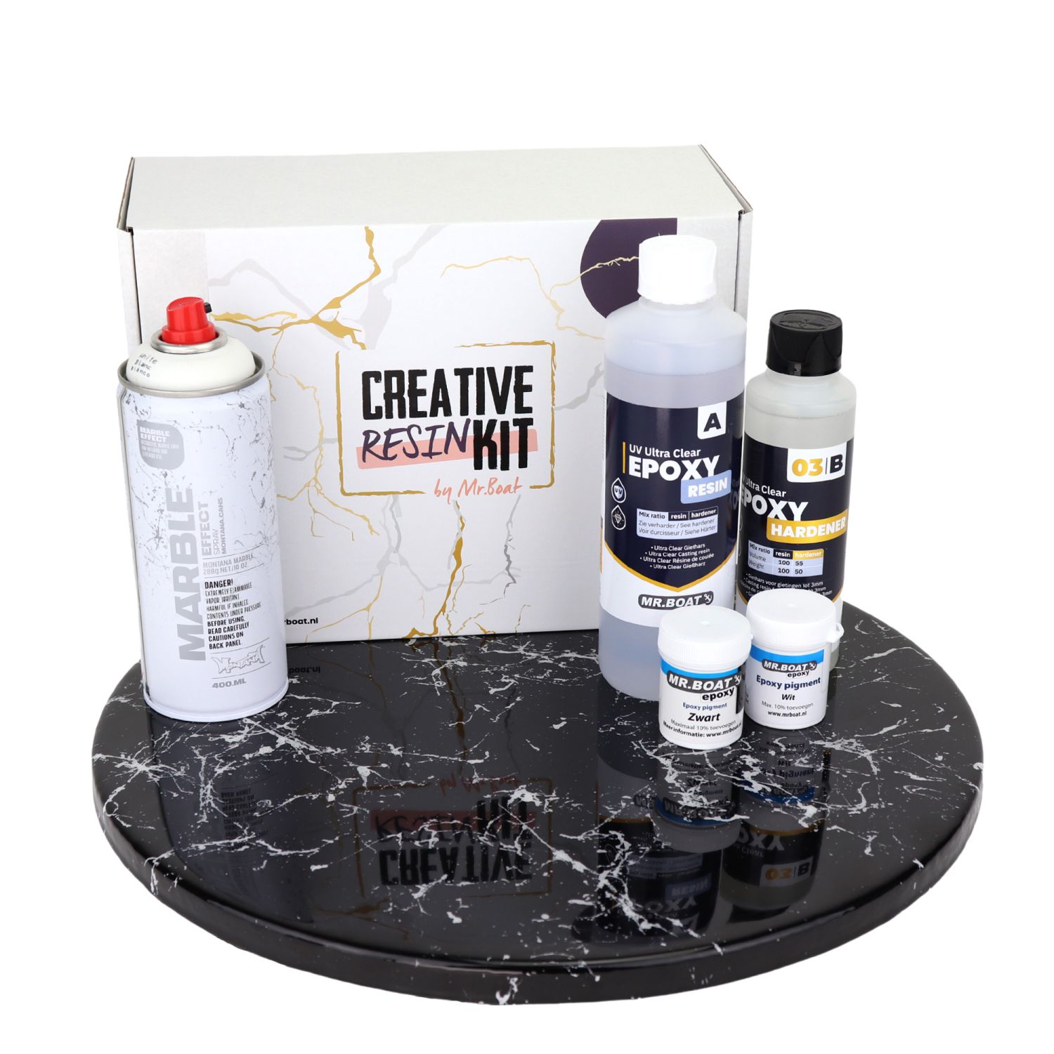 Marmor Epoxid Paket Resin Art